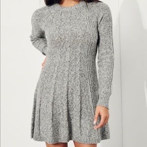 Hollister Grey Knit Sweater Dress *NWT*